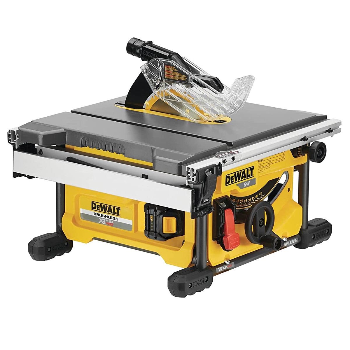 DCS7485T2 54V Flexvolt Brushless 210mm Table Saw with 2 x 6.0Ah Batteries & Charger