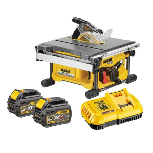 DCS7485T2 54V Flexvolt Brushless 210mm Table Saw with 2 x 6.0Ah Batteries & Charger