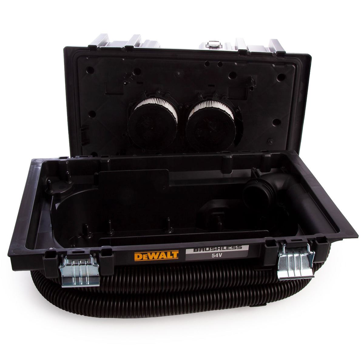 DCV586MT2 54V Flexvolt Brushless M-Class Dust Extractor with 2 x 6.0Ah Batteries & Charger