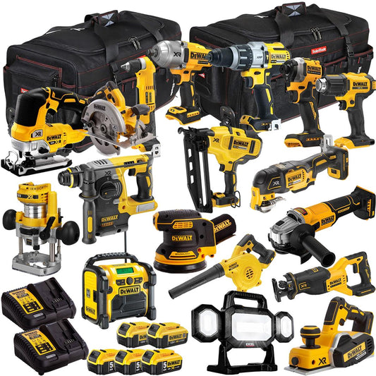18V 18 Piece Combo Kit with 5 x Batteries & Charger T4TKIT-1067