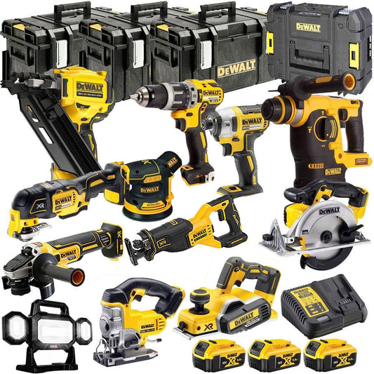 18V 12 Piece Power Tool Kit with 3 x 5.0Ah Batteries T4TKIT-29959