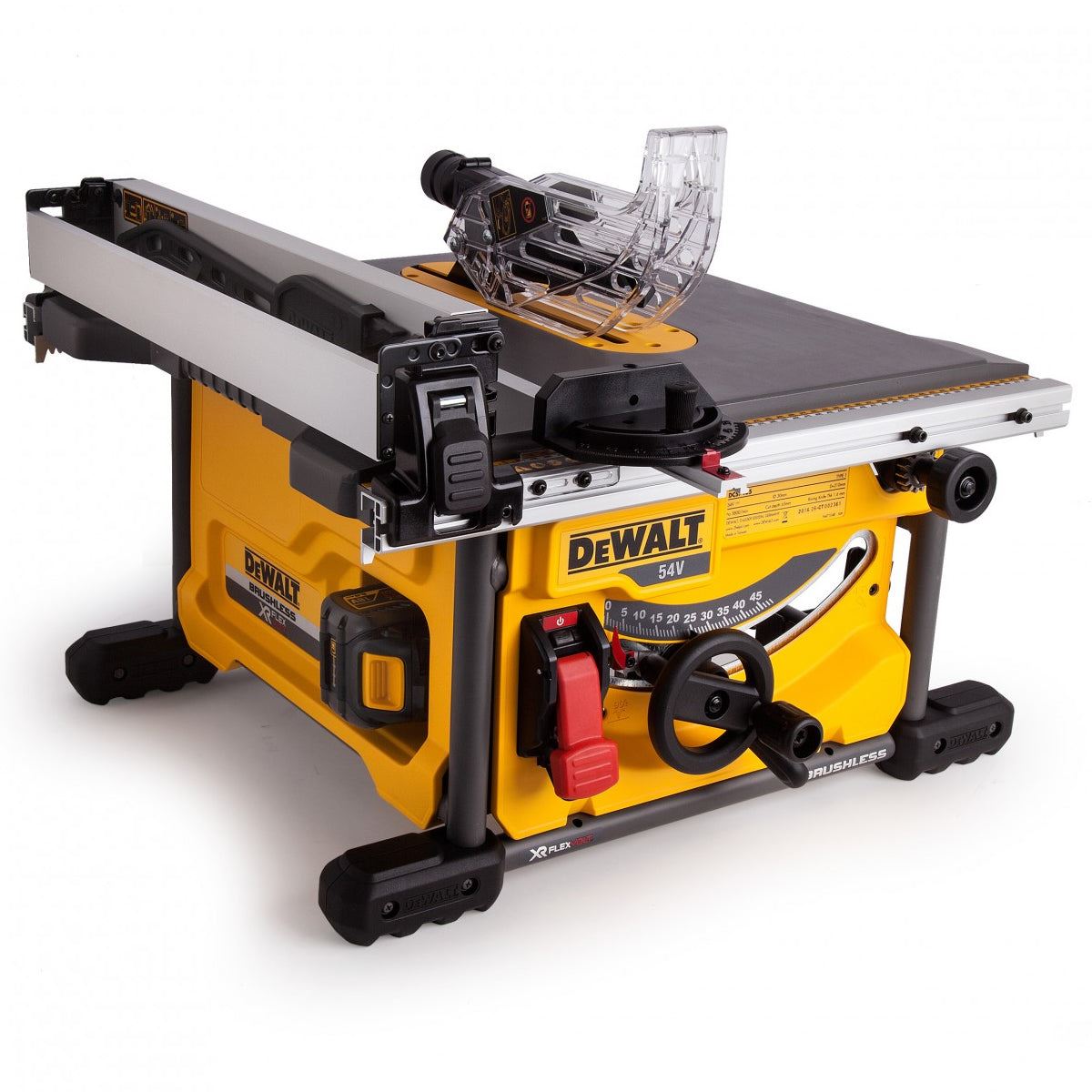 DCS7485T2 54V Flexvolt Brushless 210mm Table Saw with 2 x 6.0Ah Batteries & Charger
