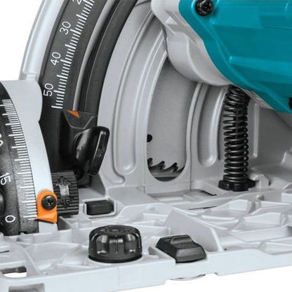 DSP601ZJU 36V Brushless AWS Plunge Saw Body Only with 2 x Guide Rail, Connector, Blade & Clamp Set