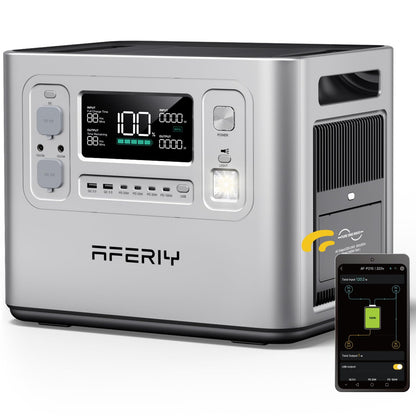 2048WH 2400W Portable Power Station - LiFePO4 Battery Solar Generator for Home Backup & Camping