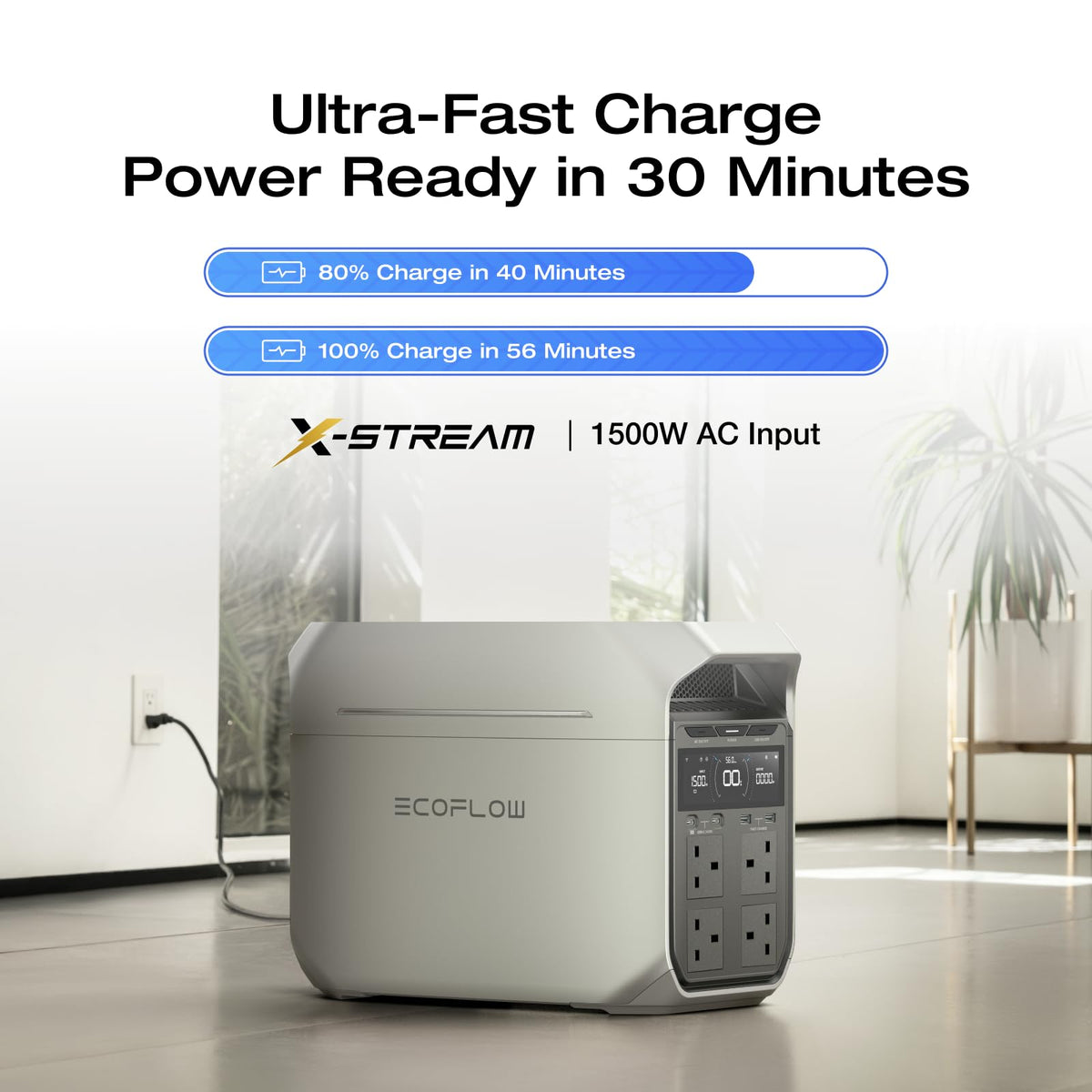 1024WH 1024W Portable Power Station - LiFePO4 Battery Solar Generator for Home Backup