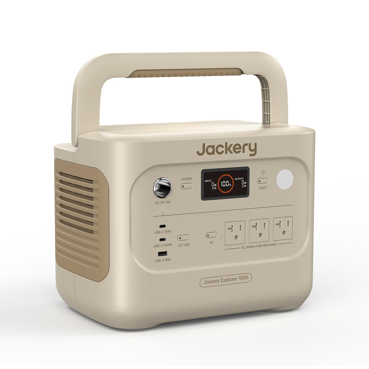 Explorer 1000 v2 Portable Power Station,1070Wh,1500W (Dune White)