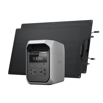 Portable Power Station 1800W LiFePO4 Solar Generator with UPS & Fast Charging