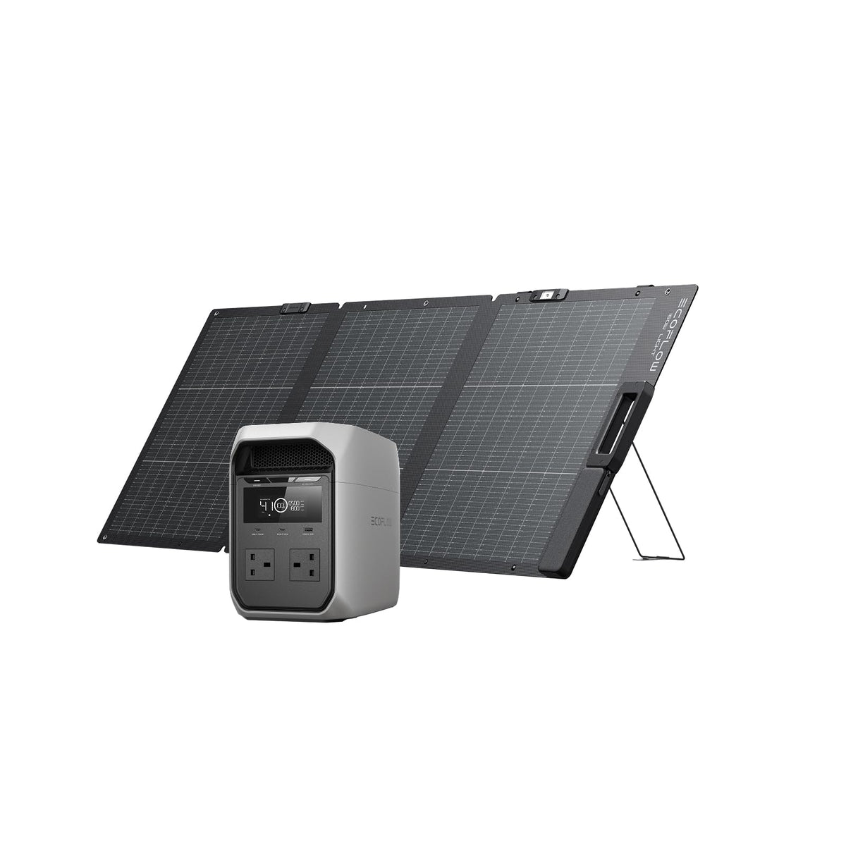 Portable Power Station 1800W LiFePO4 Solar Generator with UPS & Fast Charging