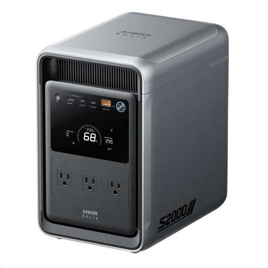 S2000 Portable Power Station, 2,010Wh, 3,000W Peak, Home Backup