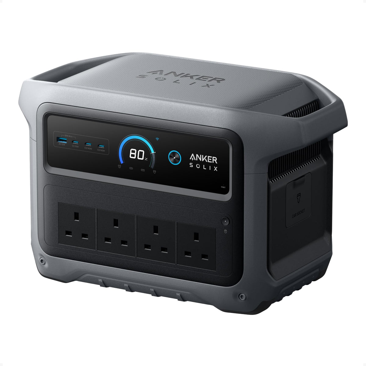 1024WH 2000W Portable Power Station - Solar Generator with UPS for Home Backup & Camping
