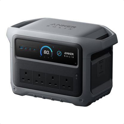 1024WH 2000W Portable Power Station - Solar Generator with UPS for Home Backup & Camping