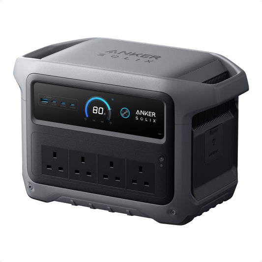 1024WH 2000W Portable Power Station - Solar Generator with UPS for Home Backup & Camping