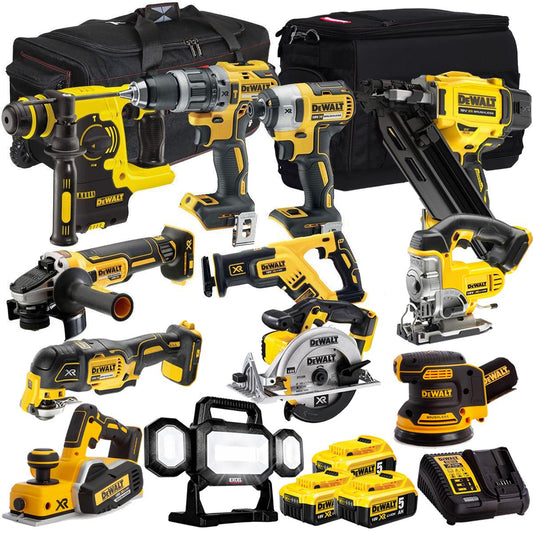 18V 12 Piece Power Tool Kit with 3 x 5.0Ah Battery & Charger T4TKIT-8064