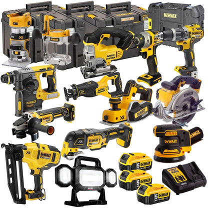 18V 13 Piece Power Tool Kit with 3 x 5.0Ah Batteries T4TKIT-4824