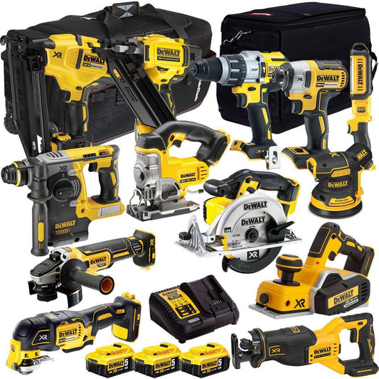 18V 13 Piece Power Tool Kit with 3 x 5.0Ah Battery & Charger T4TKIT-12846