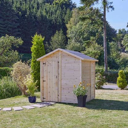Calinza 6ft x 6ft Garden Shed Apex Roof No Windows