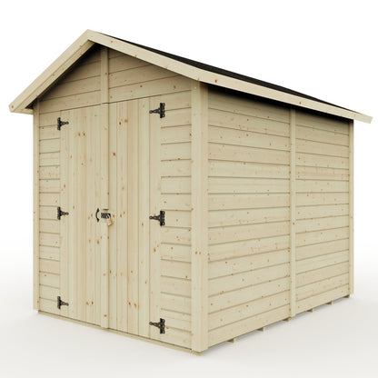 Calinza 8ft x 6ft Security Shed Apex Roof