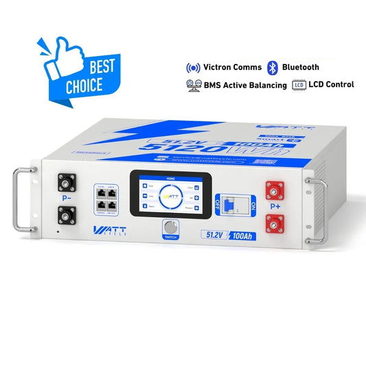 48V 100Ah LiFePO4 Server Rack Battery V2.5