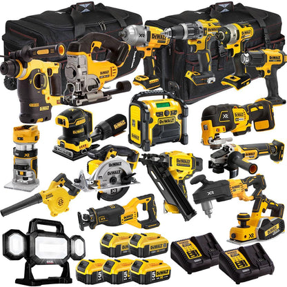 18V 18 Piece Combo Kit with 5 x Batteries & Charger T4TKIT-1309