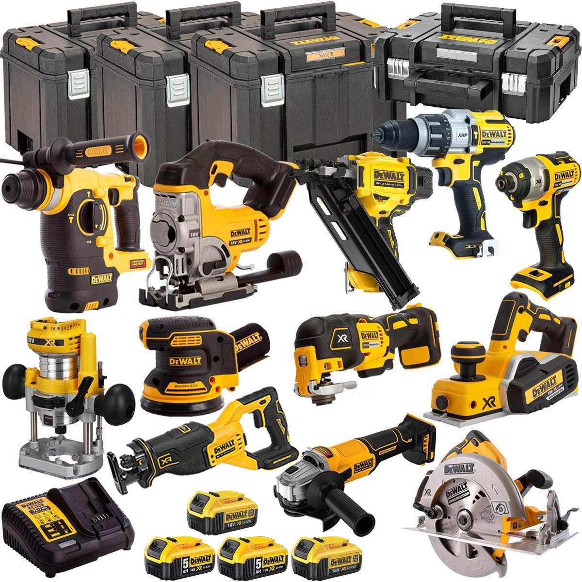 18V 12 Piece Combo Kit with 4 x Batteries & Charger T4TKIT-1331