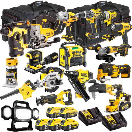 18V 18 Piece Combo Kit with 5 x Batteries & Charger T4TKIT-1313