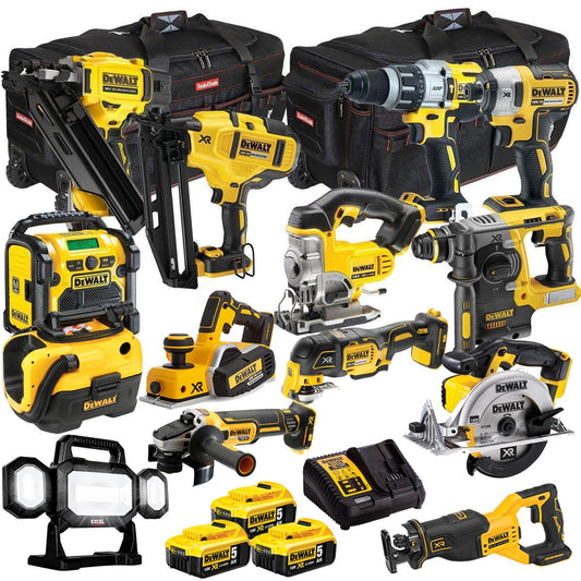 18V 14 Piece Power Tool Kit with 3 x 5.0Ah Battery & Charger T4TKIT-998