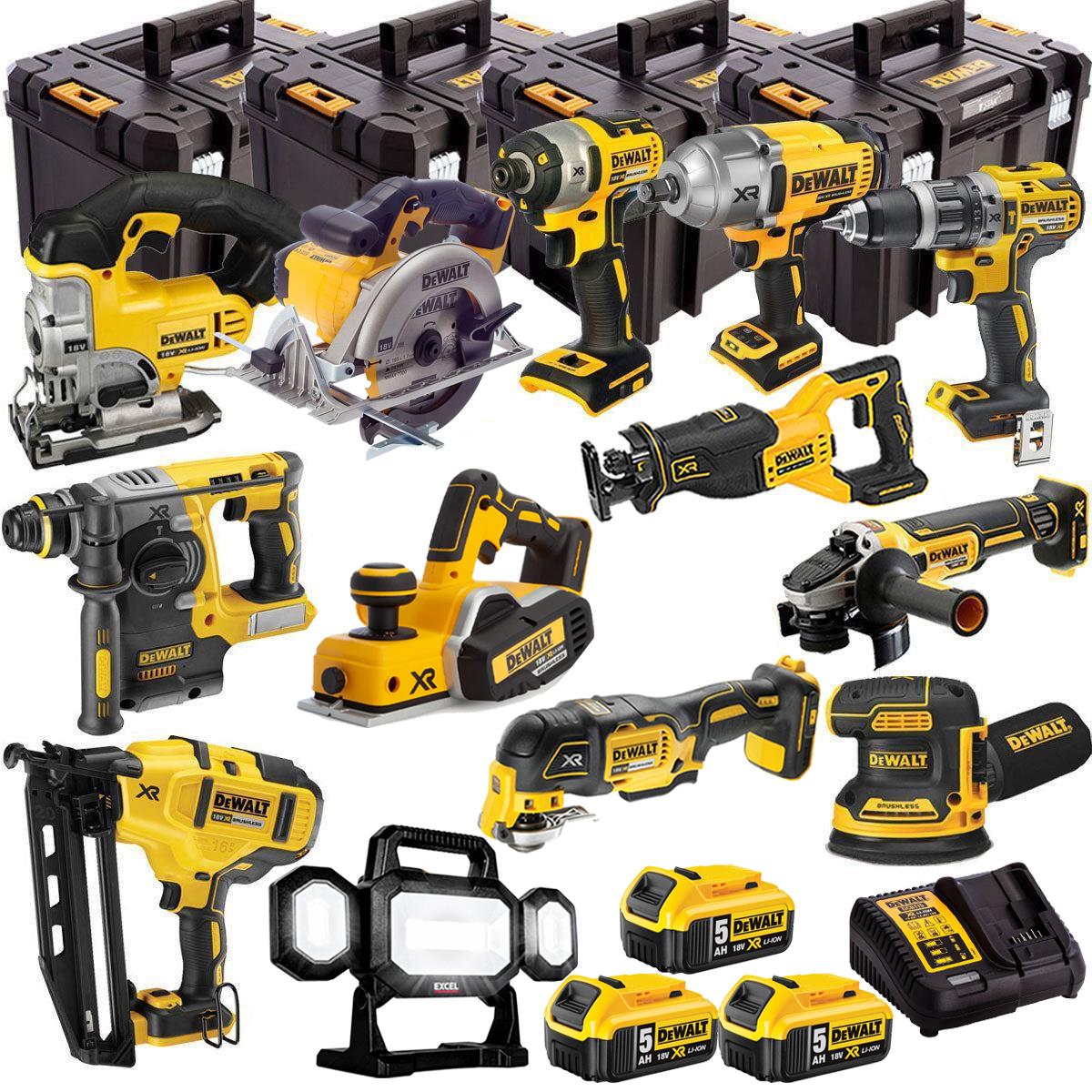 18V 13 Piece Power Tool Kit with 3 x 5.0Ah Batteries T4TKIT-4823
