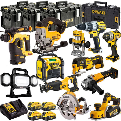 18V 12 Piece Combo Kit with 4 x Batteries & Charger T4TKIT-1317
