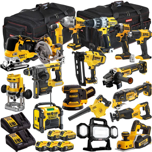 18V 18 Piece Combo Kit with 5 x Batteries & Charger T4TKIT-1083