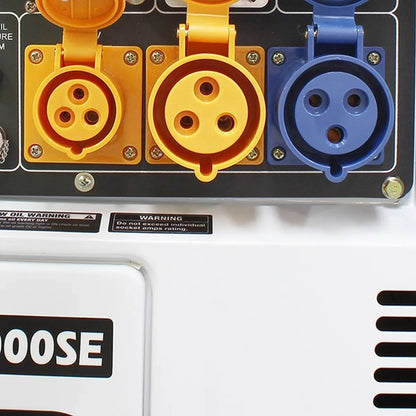 DHY6000SE 5.2kW/6.5kVA Silenced Standby Diesel Generator