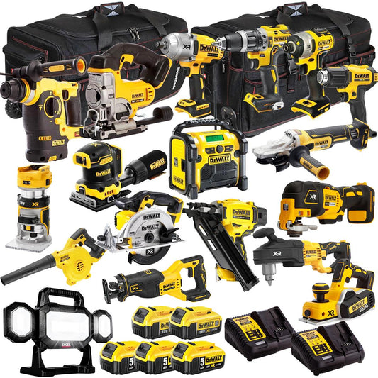 18V 18 Piece Combo Kit with 5 x Batteries & Charger T4TKIT-1315