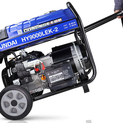 HY9000LEK-2 7kW Petrol Open Frame Site Generator